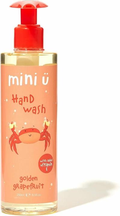 Immagine prodotto Mini U Lavaggio a mano al pompelmo dorato per bambini e ragazzi a base di ingredienti di origine naturale