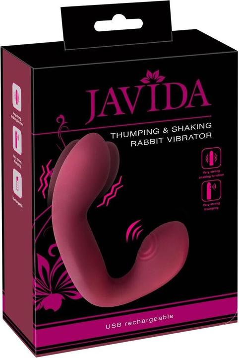 Actual product image Javida Thumping & Shaking Rabbit Vibrator