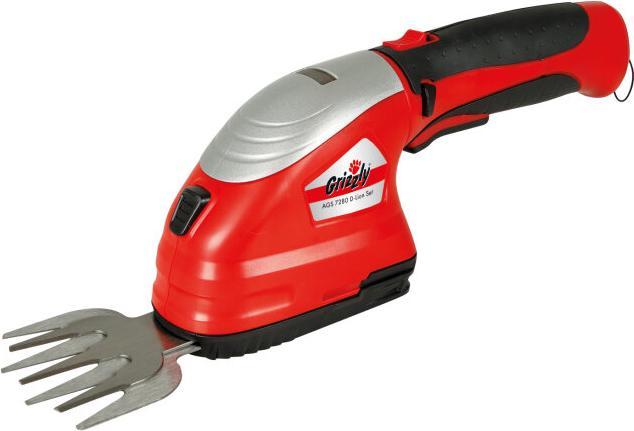 Produktbild Grizzly Cordless Grass / Hedge Trimmer 7.2V AGS 7280 D-Lion Set (Akkubetrieb)