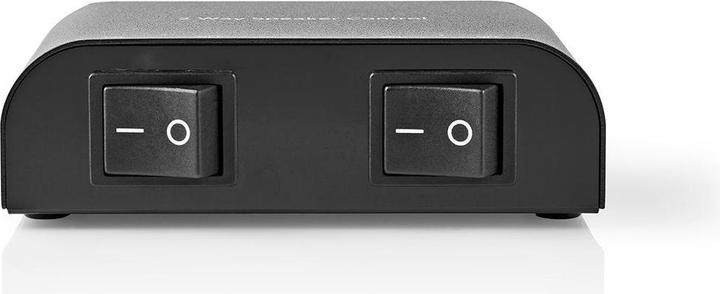 Produktbild Nedis ASWI2612BK - Ovládací Panel Reproduktoru | 2cestný | Svorka se Šroubem | Černý