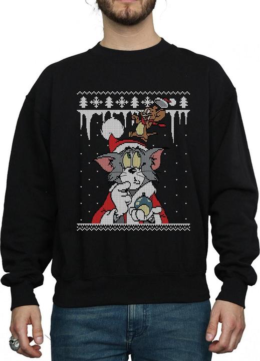 Tom & Jerry Christmas Fair Isle Sweatshirt (M)