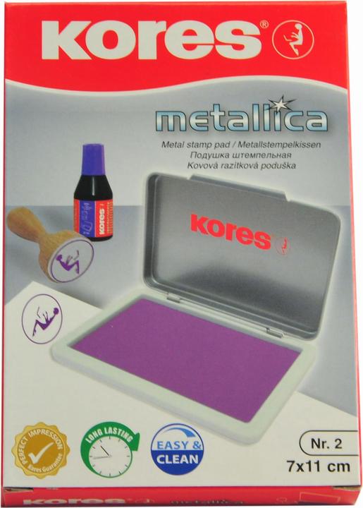 Actual product image Q-Connect Stamp pad violet, size: 2, impression size: 110 x 70 mm