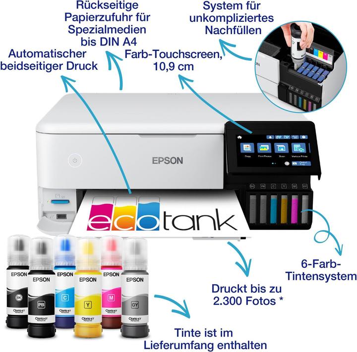 Produktbild Epson EcoTank ET-8500 (Tintentank, Farbe)
