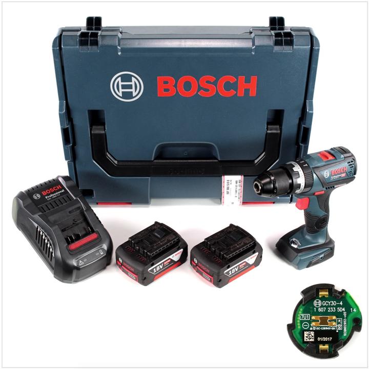 Produktbild Bosch Professional GSB 18V-60 C inkl. 2. Akku, Koffer und Bluetooth-Modul (Akkubetrieb)