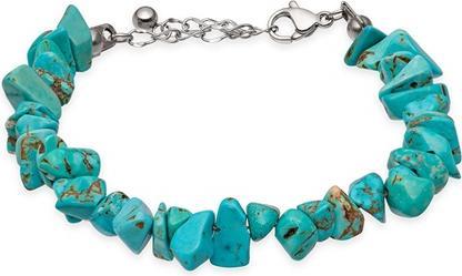 Immagine prodotto Trolli Troli - Bracciale moderno in perline di turchese VSB0107S-SS (L)