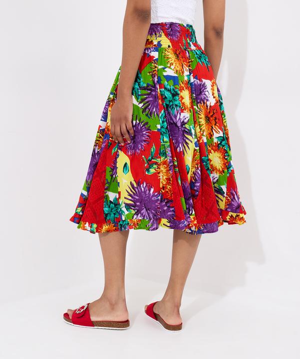 Immagine prodotto Joe Browns Bright Floral Godet Panel Midi Skirt (42)