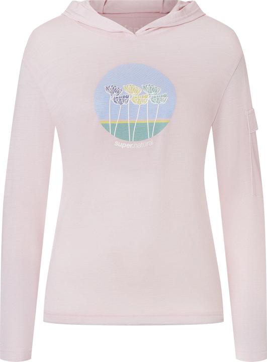 Super Natural Women's Tulips Light Print Hoodie
