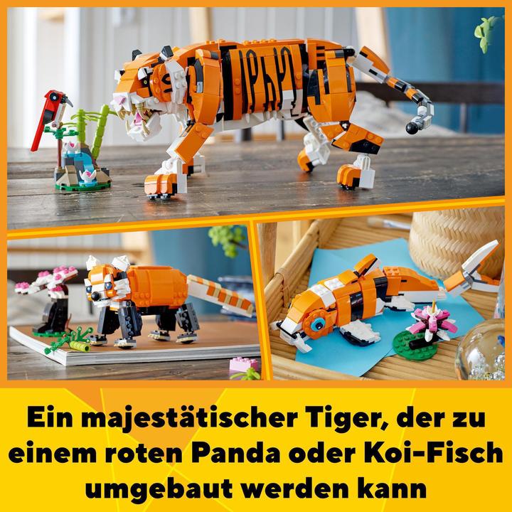 Actual product image LEGO Majestic Tiger (31129, LEGO Creator 3-in-1)