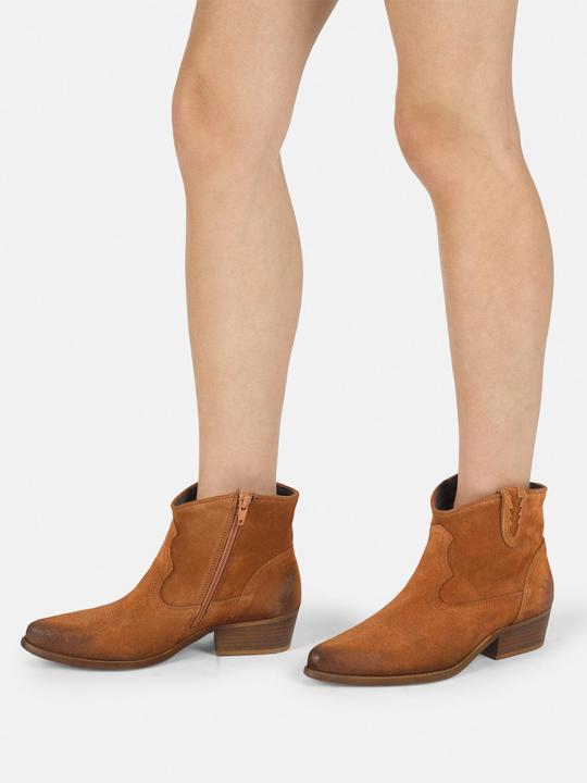 Actual product image Felmini The wide cowboy ankle boot made from Marvin leather is a trendy and comfortable choice. This wide (39)