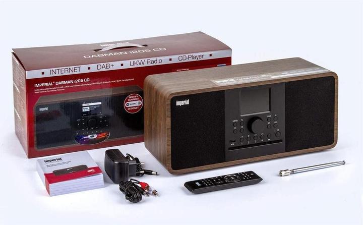 Immagine prodotto Imperial Dabman i205 CD (FM, Web radio, DAB, VHF, Bluetooth, WiFi)
