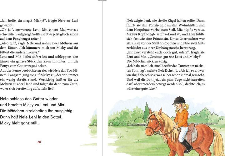 Produktbild Erst ich ein Stück, dann du - Leni & Lotti - Ferien auf dem Ponyhof (Deutsch, Patricia Schröder, 2021)