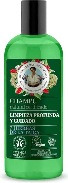 Babushka Agafia Grünes Agafia 7 Kräuter der Taiga Naturshampoo 260ml (260 ml)