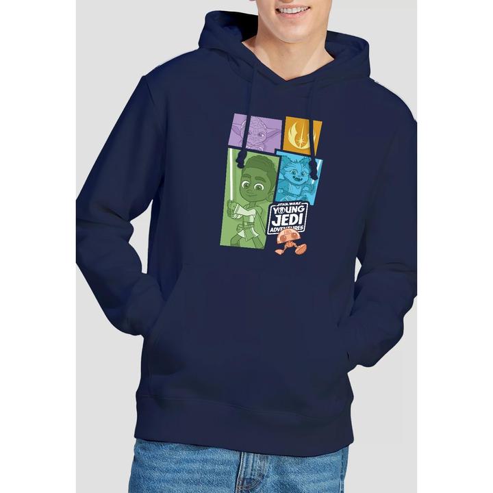 Immagine prodotto Star Wars Young Jedi Adventure Felpa con Cappuccio Blocchi Uomo (S)