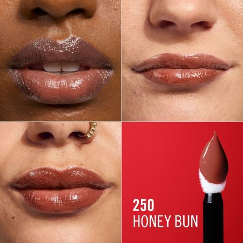 Actual product image Rimmel London Rimmel Thrill Seeker Lip Latex 250 Honey Bun Ultra-Smooth Finish (250 Honey Bun)