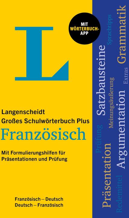 Produktbild Langenscheidt Grosses Schulwörterbuch Plus Französisch (Deutsch, Französisch, 2024)