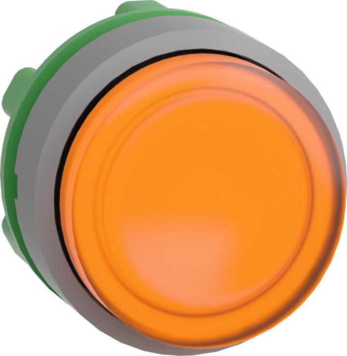 Produktbild Schneider Electric Leuchtdrucktaster, Front, vorstehend, ZB5AH53C0