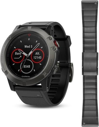 Garmin Fenix 5X Saphir Edition + Edelstahlarmband