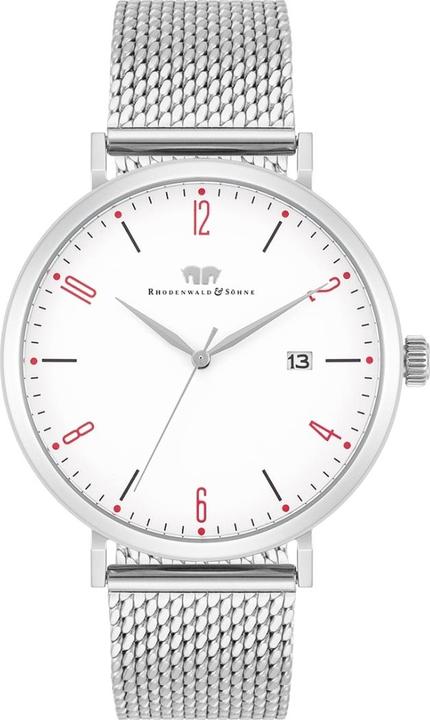 Immagine prodotto Orologio al quarzo Arakon II in acciaio inox argento - 34110 (Orologio da polso analogico, 42 mm)