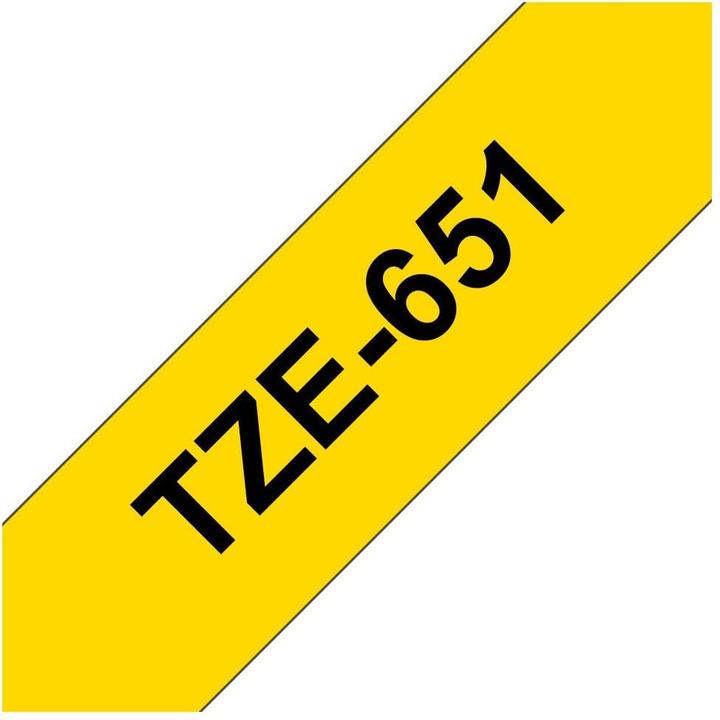Produktbild Brother Tze-651 (2.40 cm, Gelb, Schwarz)