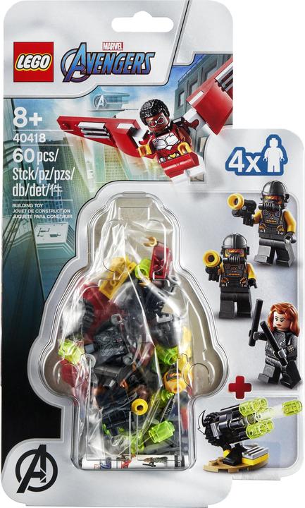 Actual product image LEGO Marvel Super Heroes Falcon and Black Widow make common cause (40418)