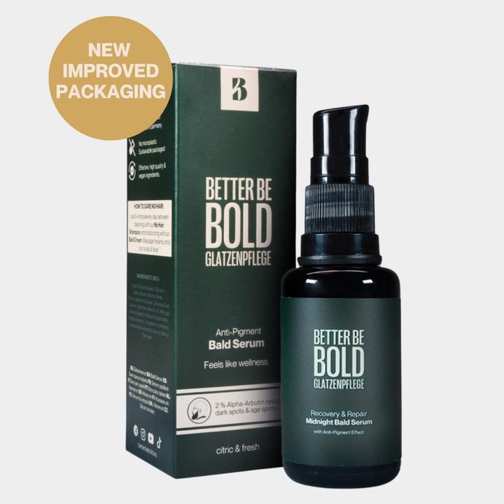 Actual product image Better be bold Bartöl und Glatzenöl - Bald Head & Beard Oil with Diamond Shine-Effect