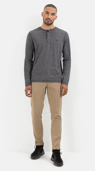 Produktbild Camel Active Langarm Henleyshirt aus nachhaltigen Baumwollmix (5XL)