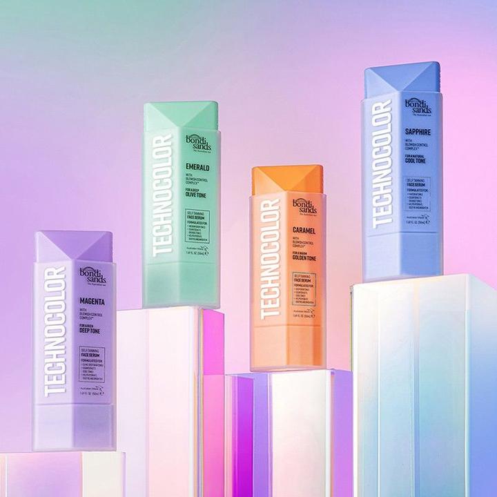 Produktbild Bondi Sands Technocolor Magenta Selbstbräuner Gesichtsserum Einfache Anwendung Streifenfrei 50ml - Angereichert (Selbstbräunungsserum, 50 ml)