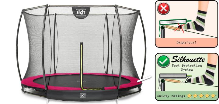 Actual product image Exit Silhouette Ground with safety net (305 cm)