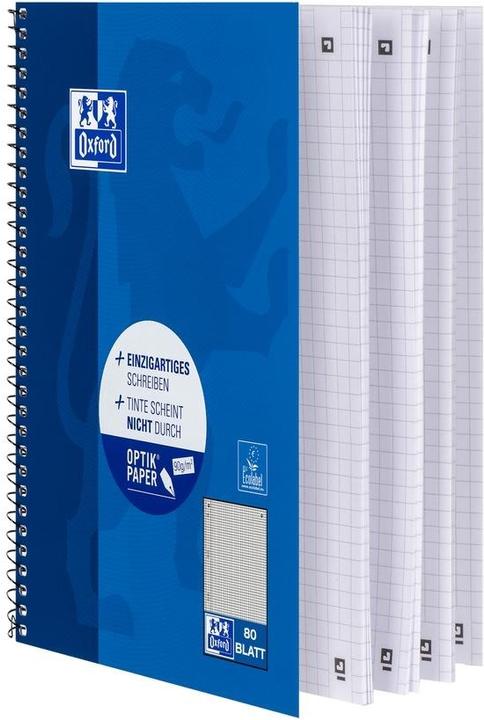 Produktbild Oxford Collegeblock (A5, Kariert, Harter Einband)