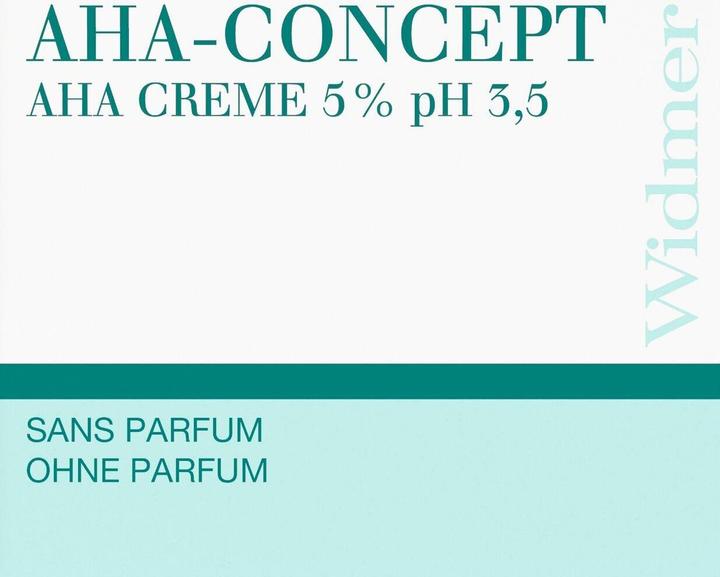Actual product image Louis Widmer AHA Concept Cream 5% unscented (50 ml, 24h cream)