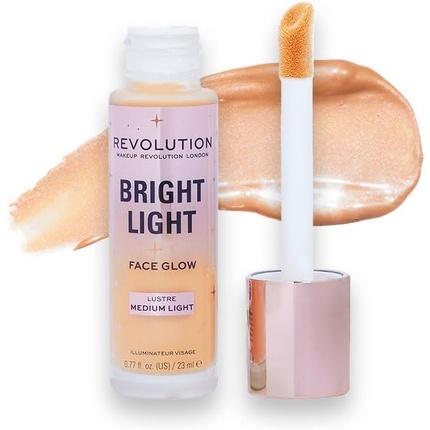 Actual product image Makeup Revolution Bright Light Face Glow Brightening Skin Tint Radiant Finish Lustre Medium (Lustre Medium Light)