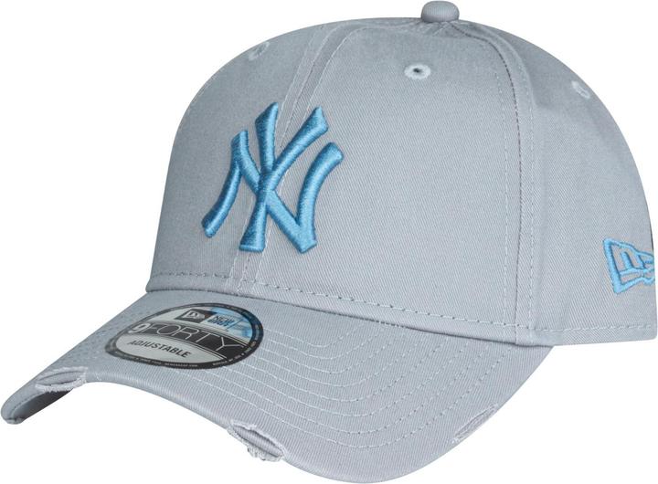 New Era 9Forty Strapback Cap - Distressed Ny Yankees Grau
