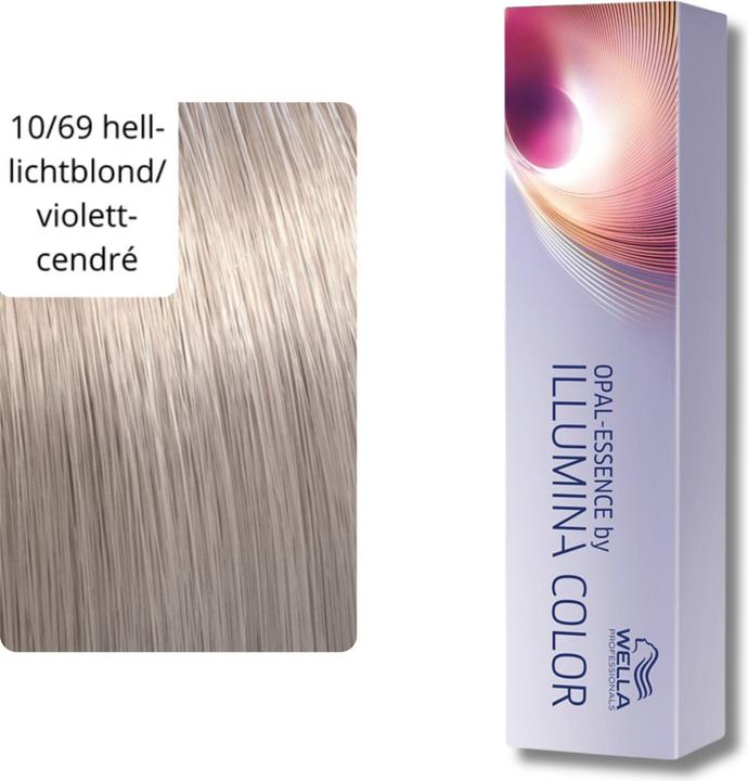 Actual product image Wella Illumina Color (10/69 Light blonde Purple Cendré)