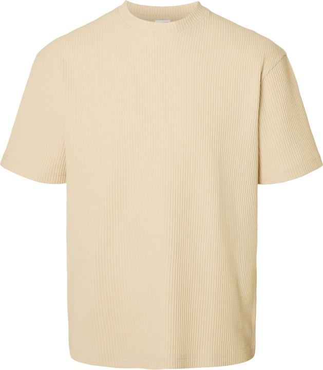 Selected Homme Relaxed Fit Waffelmuster T-Shirt (M)