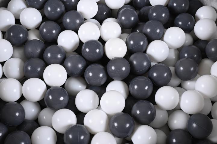 Immagine prodotto Knorrtoys Bällebad soft - "Grey white clouds" - 300 balls grey/creme (ca. 6cm Durchmesser)