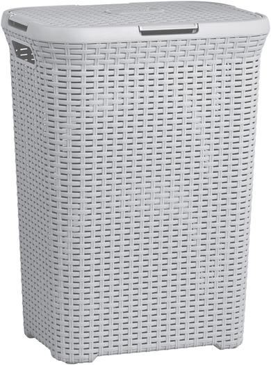 Produktbild Keter Kosz na pranie Curver Natural Style 60L jasny szary (46800) (60 l)