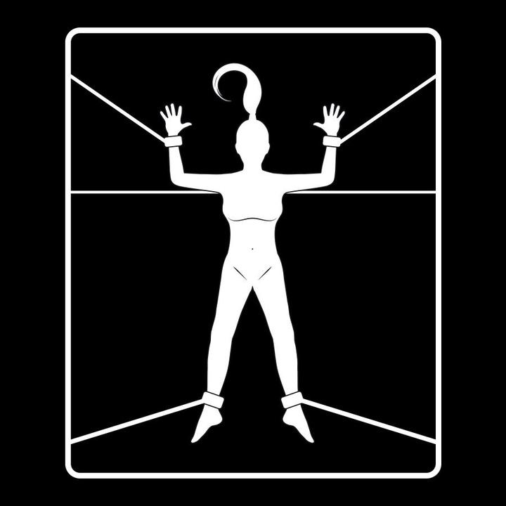 Actual product image Fetish submissive Bondage Set for Arms and Legs "Cuff And Tether