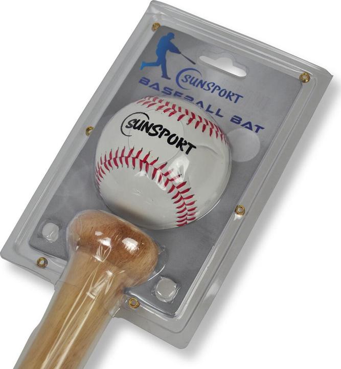 Actual product image Tactic Bex Sunsport baseball bat with ball, 86 cm (33.86")