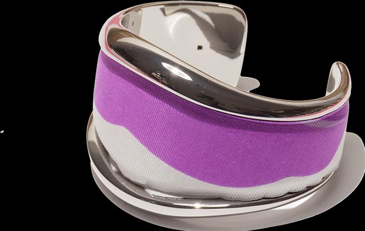 Image du produit MM33 Bangle rose lilas (Soie, Alliage de laiton)