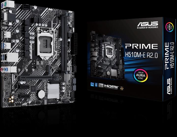Produktbild ASUS PRIME H510M-E R2.0 (LGA 1200, Intel H510, mATX)