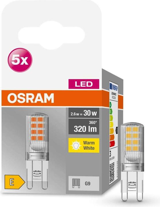 Produktbild Osram Led Base Pin G9 (G9, 2.50 W, 320 lm, 5 x, E)