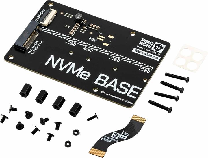 Actual product image Pimoroni NVMe base for Raspberry Pi 5