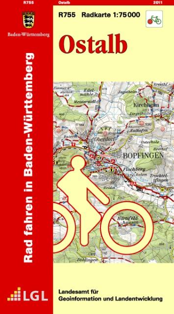Produktbild Radkarten Baden-Württ. Ostalb