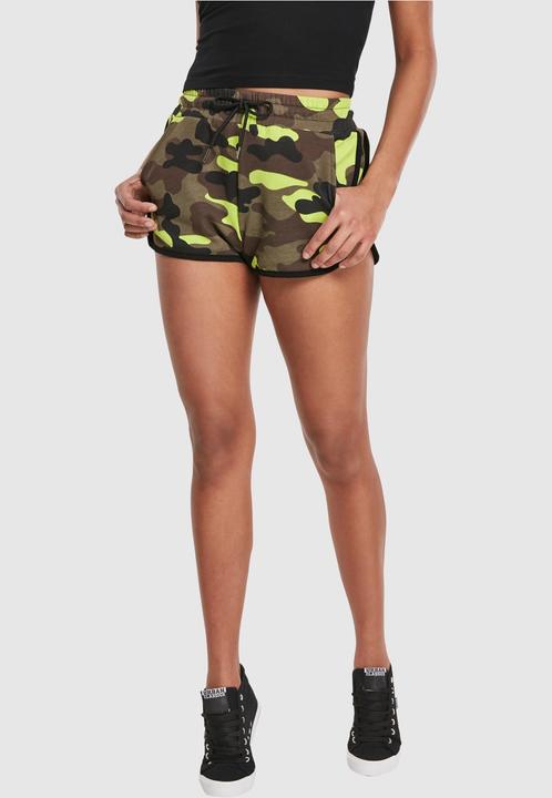 Urban Classics Ladies Printed Camo Hot Pants (S)