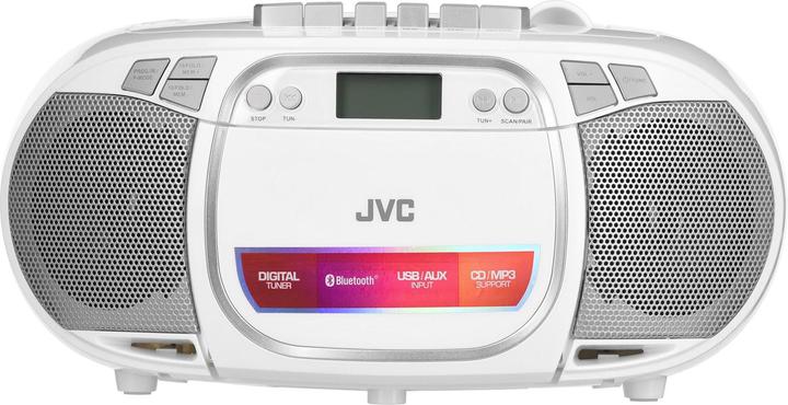 JVC RC-E451W CD player Portable CD player White (UKW, Bluetooth)