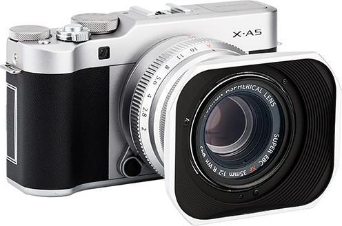 Actual product image JJC LH JXF35SII Zonnekap Zwart