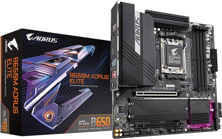 Produktbild Gigabyte B650M AORUS Elite (AM5, AMD B650, mATX)