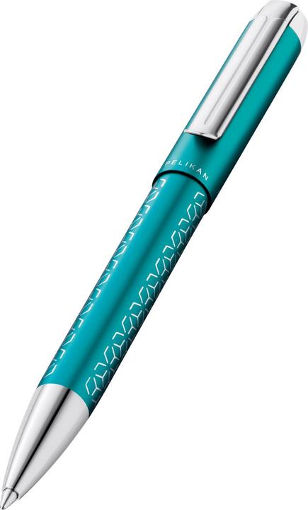 Produktbild Pelikan Pura® Kugelschreiber Türkis in Geschenketui (Grün, Silber, 1 x)