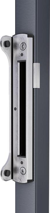 Locinox Strike plate with stop for tubular frame lock Fiftylock/Fortylock, stainless steel (Door plate set)
