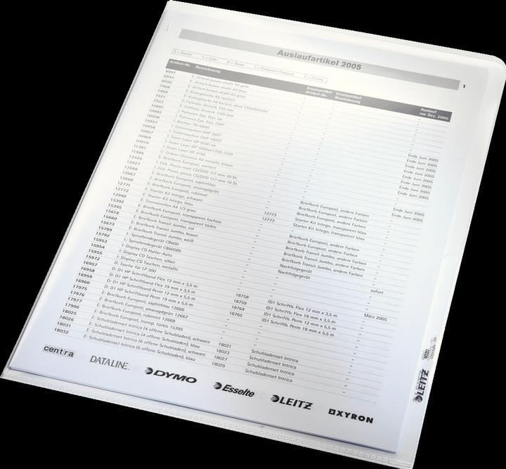 Immagine prodotto Leitz Copertina trasparente extra forte, A4, PP, cristallina, 0,16 mm aperta sopra e ai lati, a prova di (A4, 1 x)